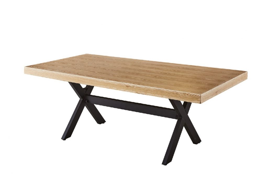 שולחן עץ אלון גודל:2.00x1.00