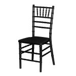 כיסא צ'ברי  בצבע שחור